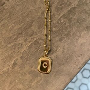 “C” pendant Common James necklace